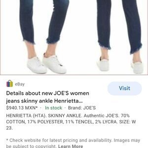 Skinny ankle joes jeans